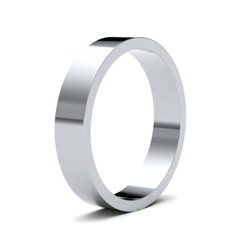 Ladies Flat Classic Wedding Ring
