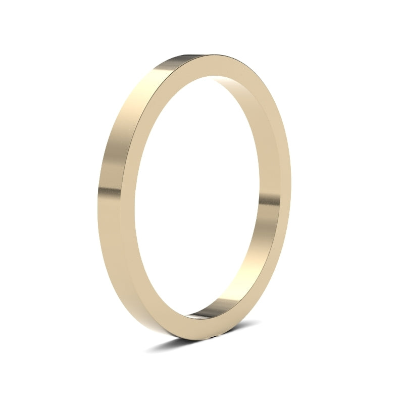 Ladies Flat Classic Wedding Ring