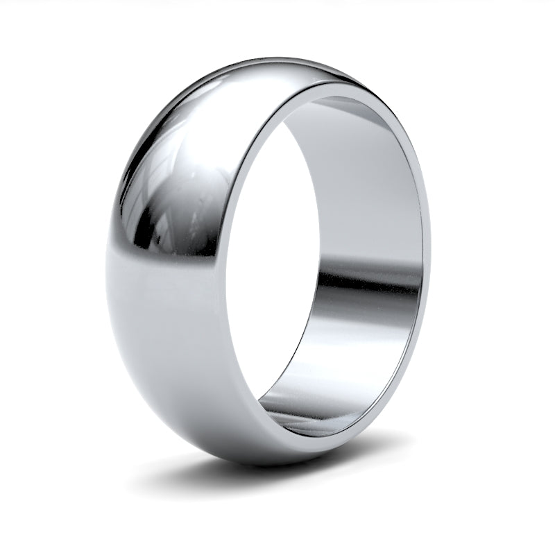 Gents D-Shape Classic Wedding Ring