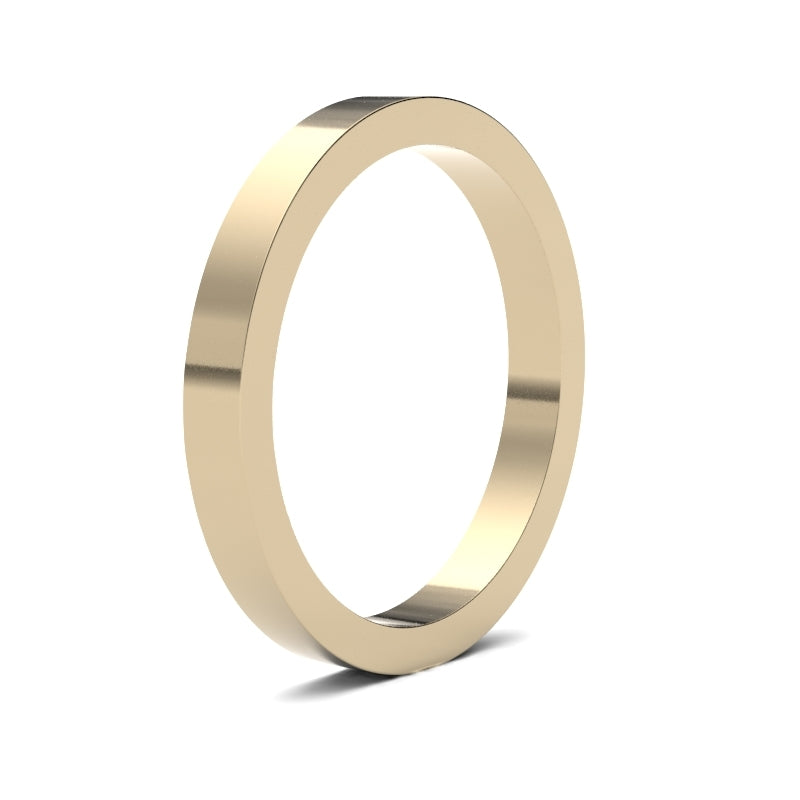 Ladies Flat Classic Wedding Ring