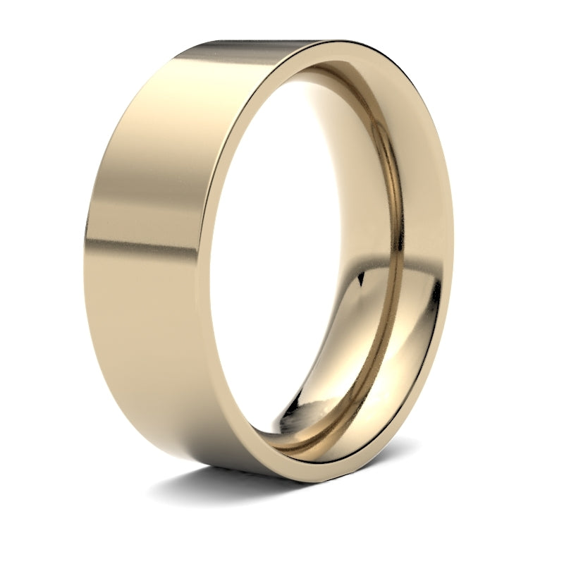 Gents Flat Court Classic Wedding Ring