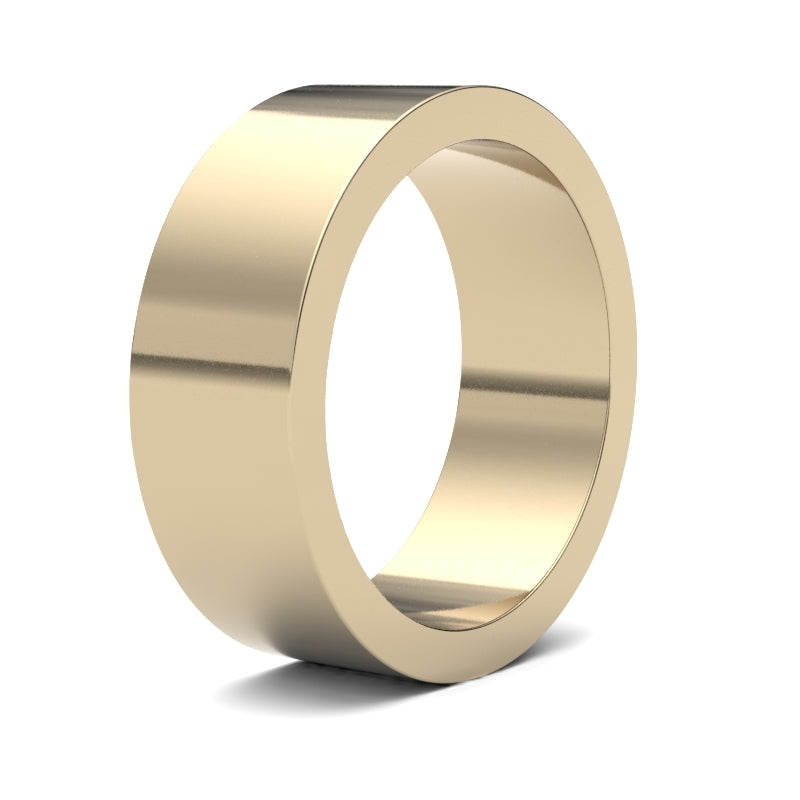 Gents Flat Court Classic Wedding Ring