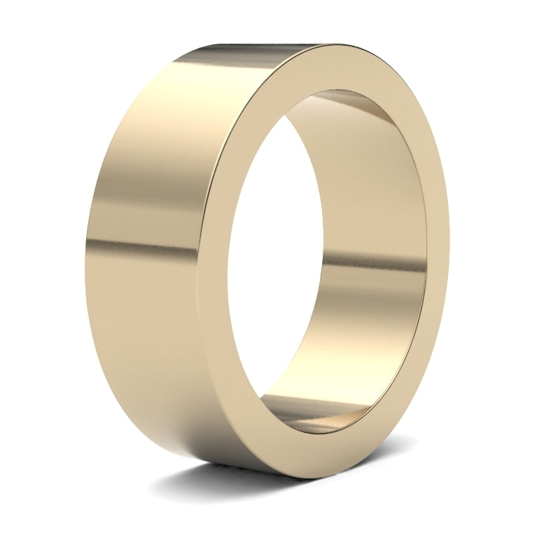 Gents Flat Court Classic Wedding Ring