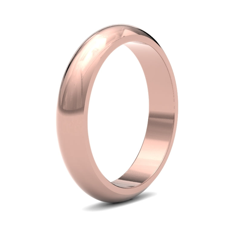 Ladies D-Shape Classic Wedding Ring