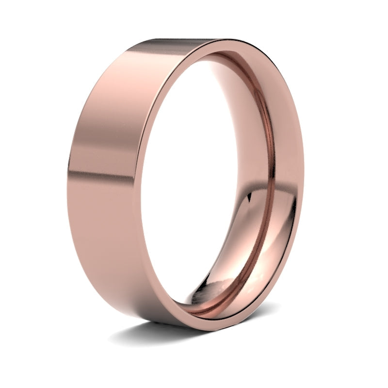 Gents Flat Court Classic Wedding Ring