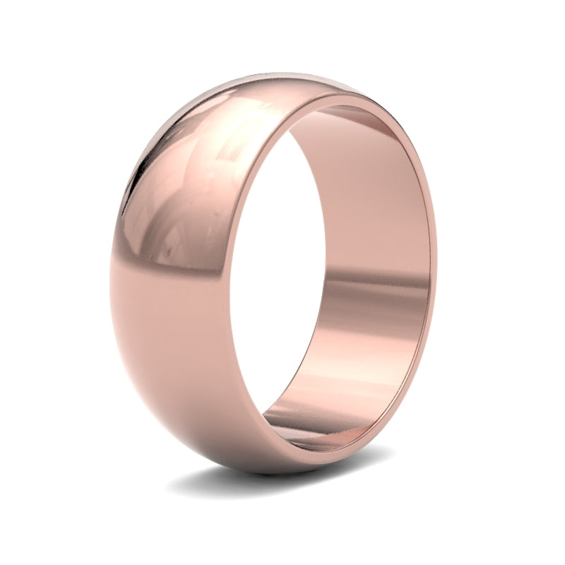 Gents D-Shape Classic Wedding Ring