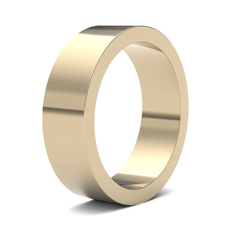 Gents Flat Court Classic Wedding Ring