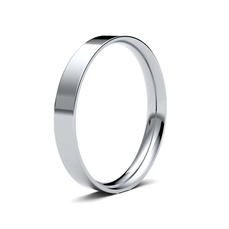 Ladies Flat Court Classic Wedding Ring