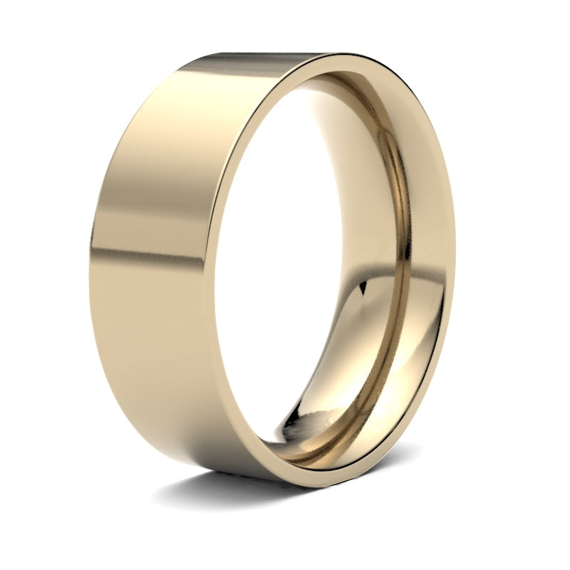 Gents Flat Court Classic Wedding Ring