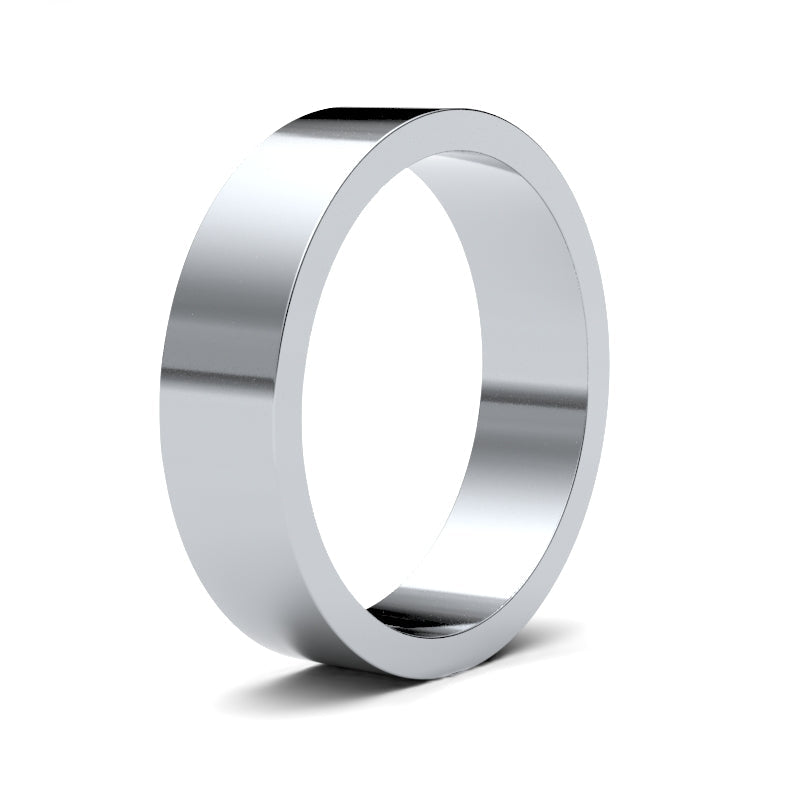 Gents Flat Court Classic Wedding Ring