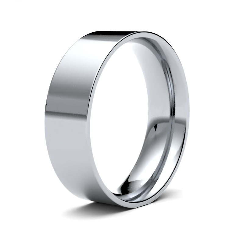 Gents Flat Court Classic Wedding Ring