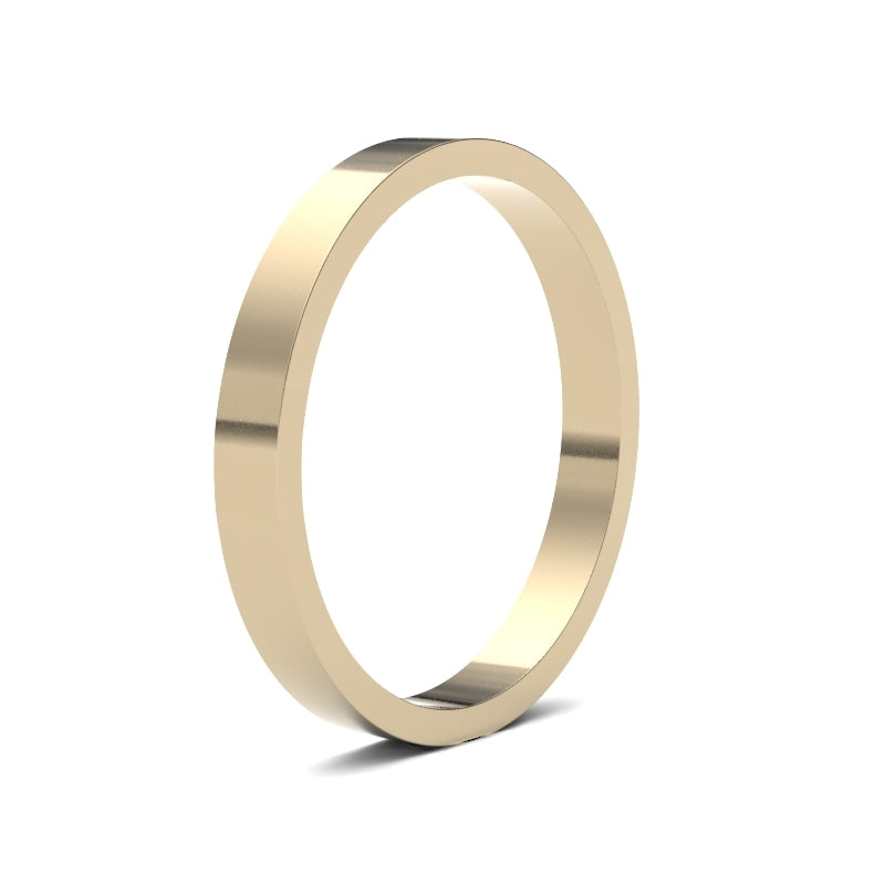 Ladies Flat Classic Wedding Ring