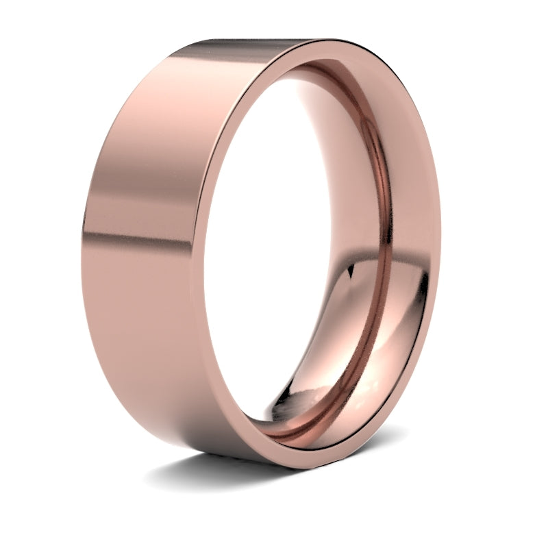 Gents Flat Court Classic Wedding Ring