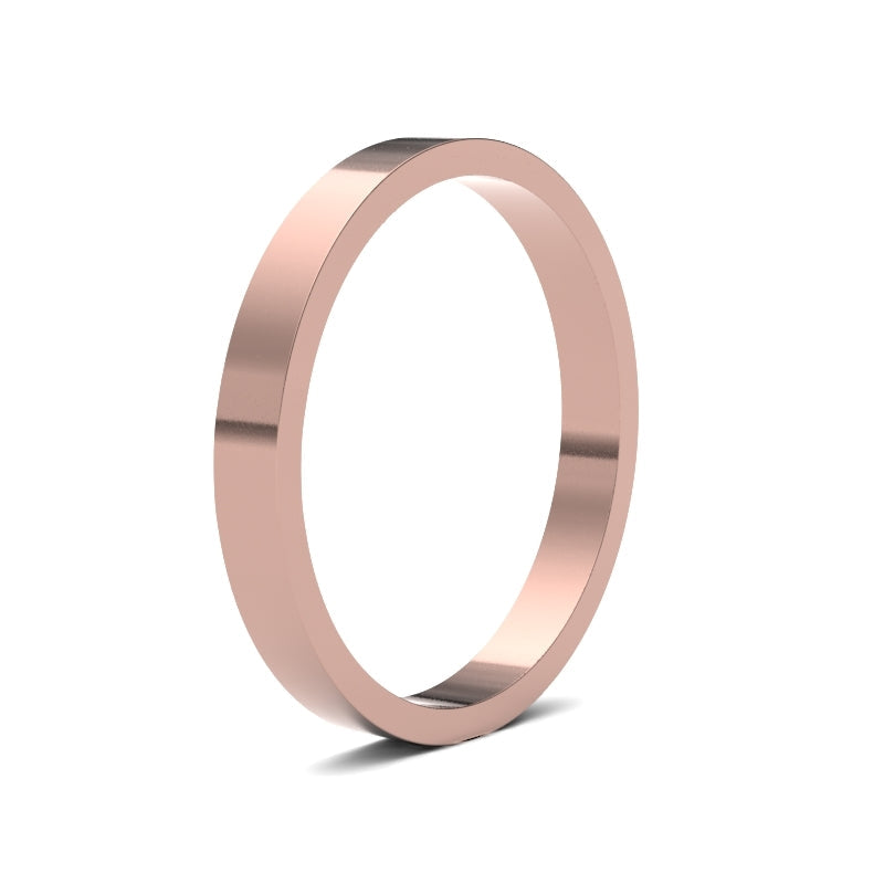 Ladies Flat Classic Wedding Ring