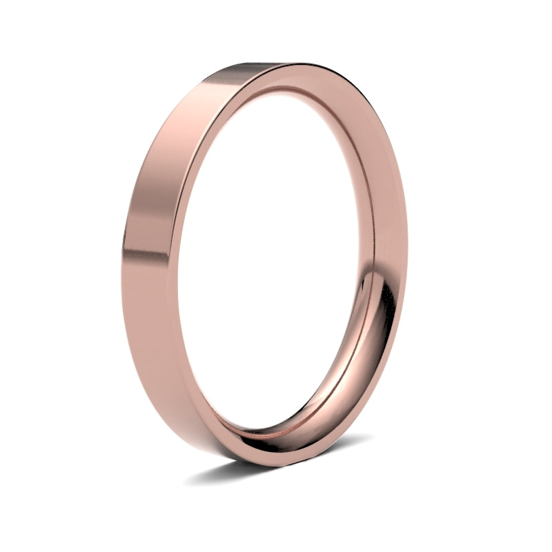 Ladies Flat Court Classic Wedding Ring