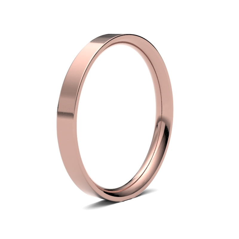 Ladies Flat Court Classic Wedding Ring