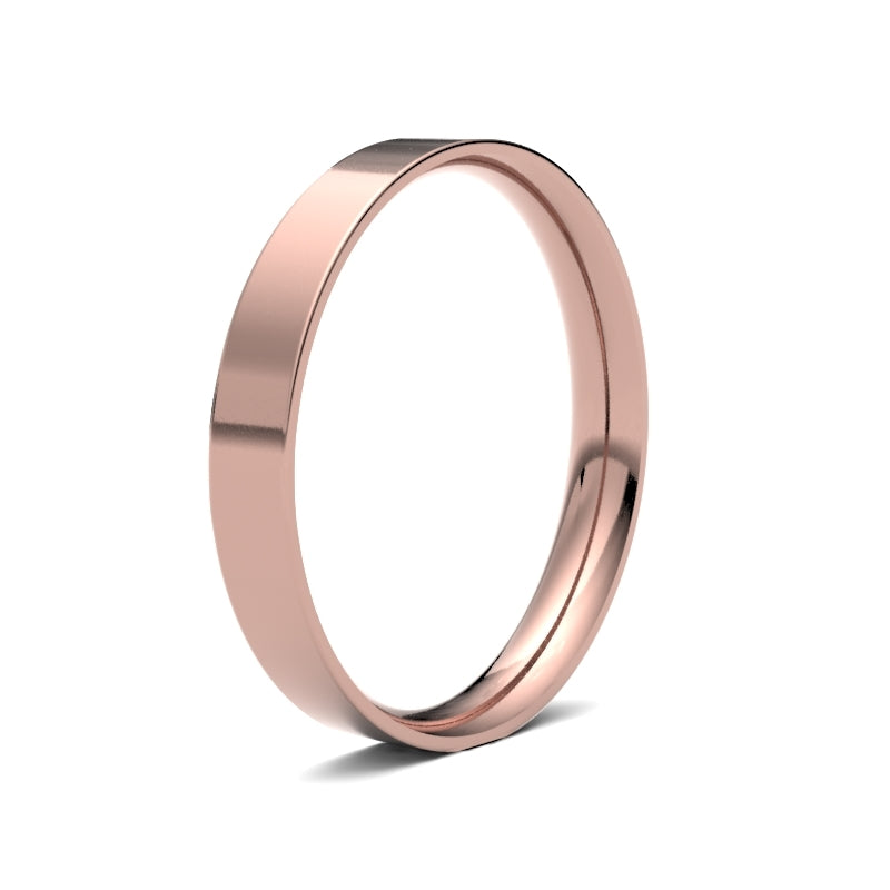 Ladies Flat Court Classic Wedding Ring