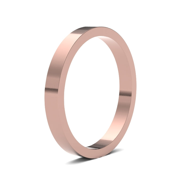 Ladies Flat Classic Wedding Ring