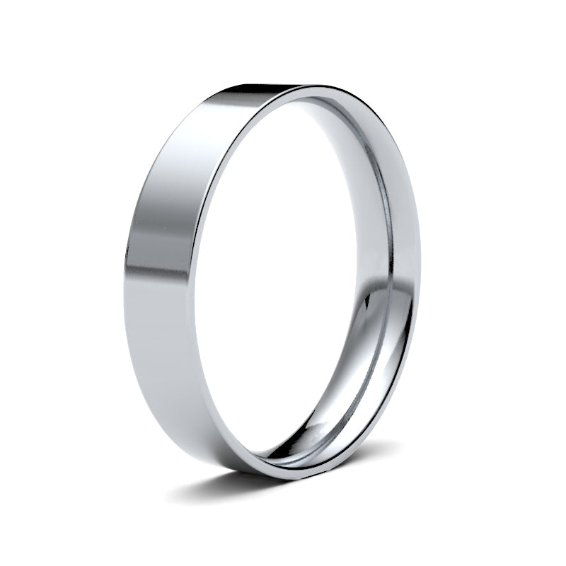 Ladies Flat Court Classic Wedding Ring