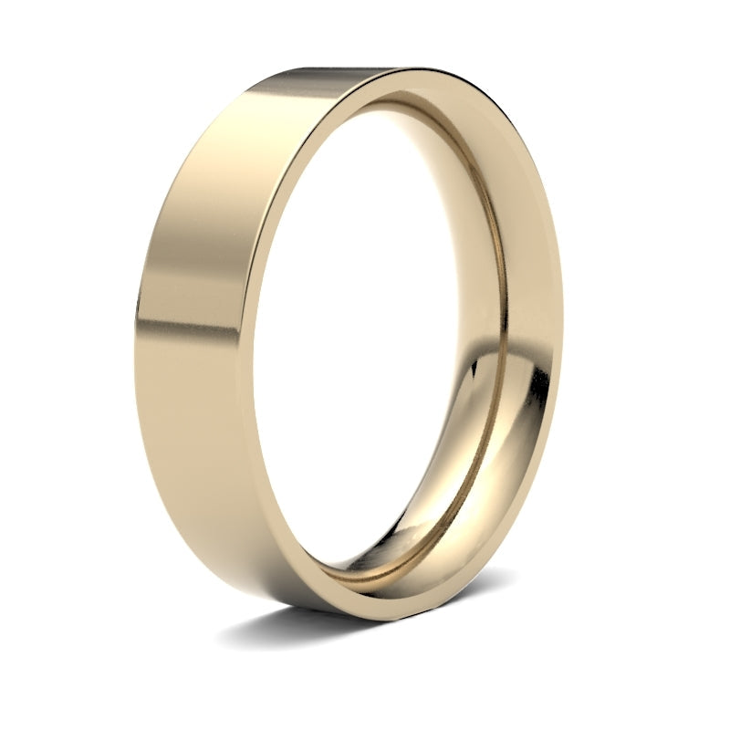 Gents Flat Court Classic Wedding Ring