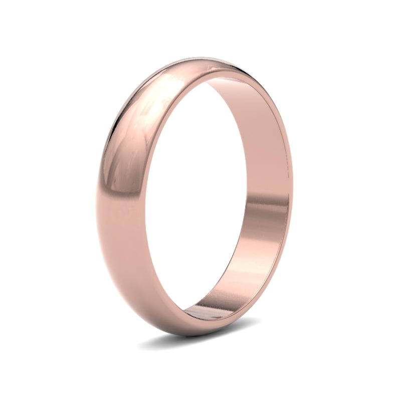 Gents D-Shape Classic Wedding Ring