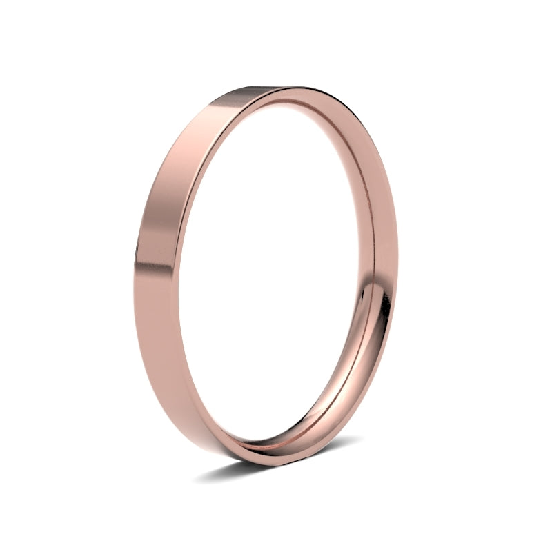 Ladies Flat Court Classic Wedding Ring