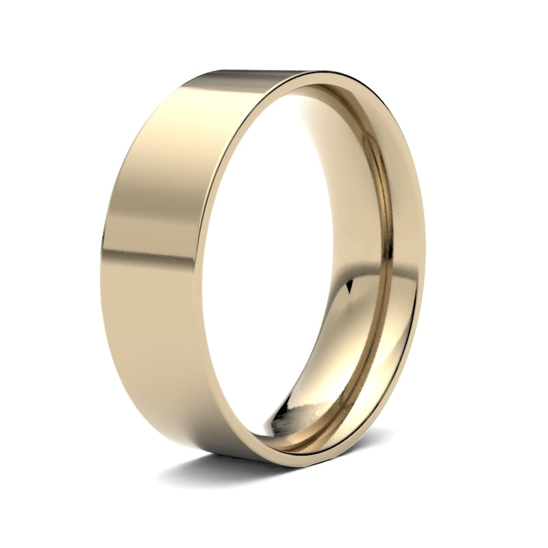 Gents Flat Court Classic Wedding Ring
