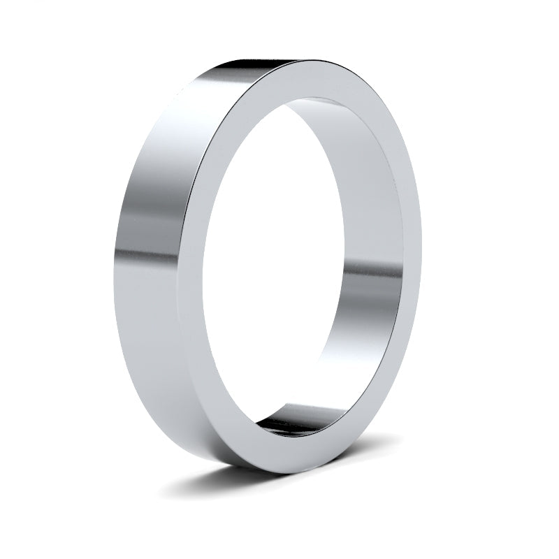 Ladies Flat Classic Wedding Ring