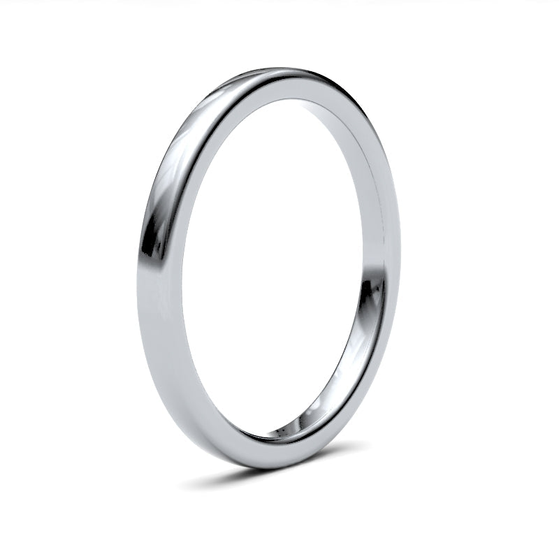 Ladies Soft Court Classic Wedding Ring