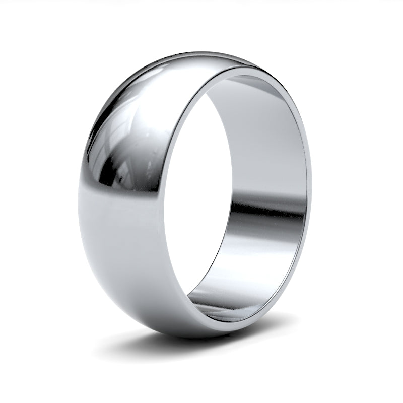 Gents D-Shape Classic Wedding Ring