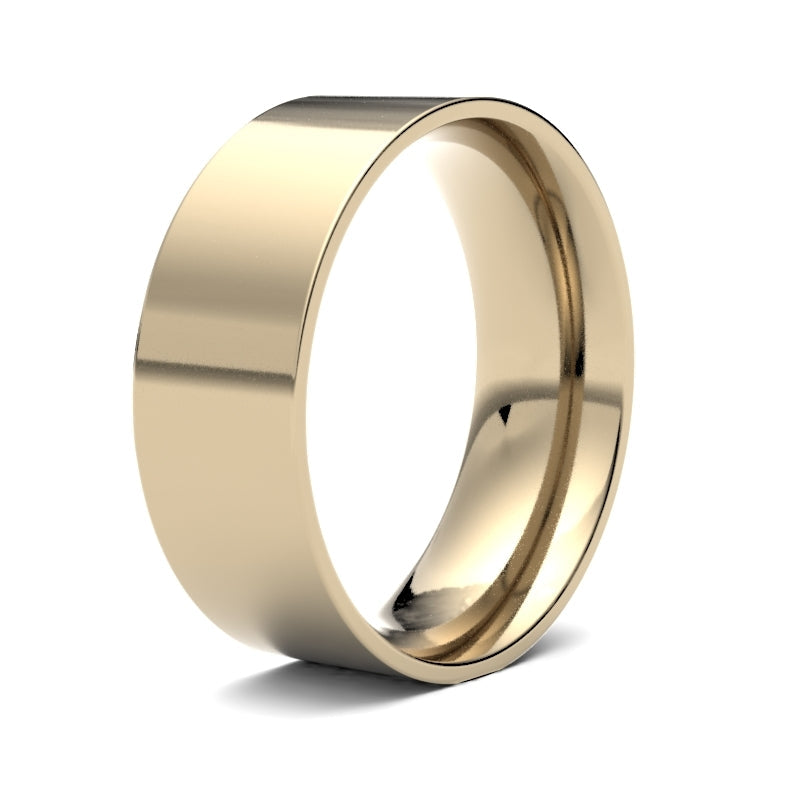 Gents Flat Court Classic Wedding Ring
