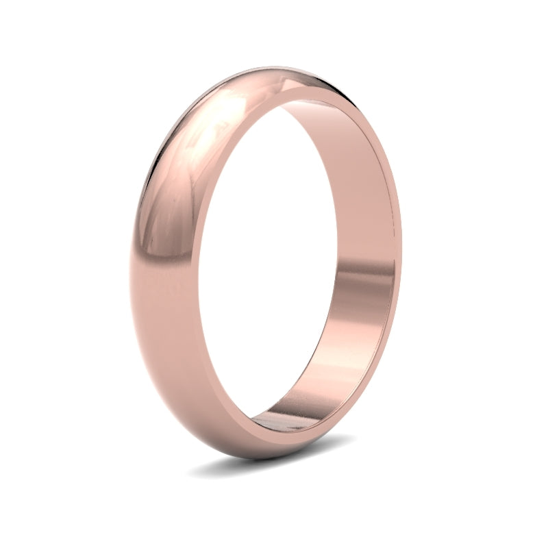 Ladies D-Shape Classic Wedding Ring