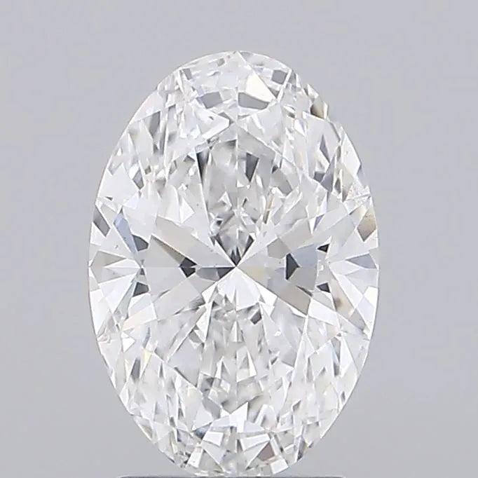 2.00ct Oval Lab Grown Diamond (Colour D, Clarity VS2, IGI Certified)