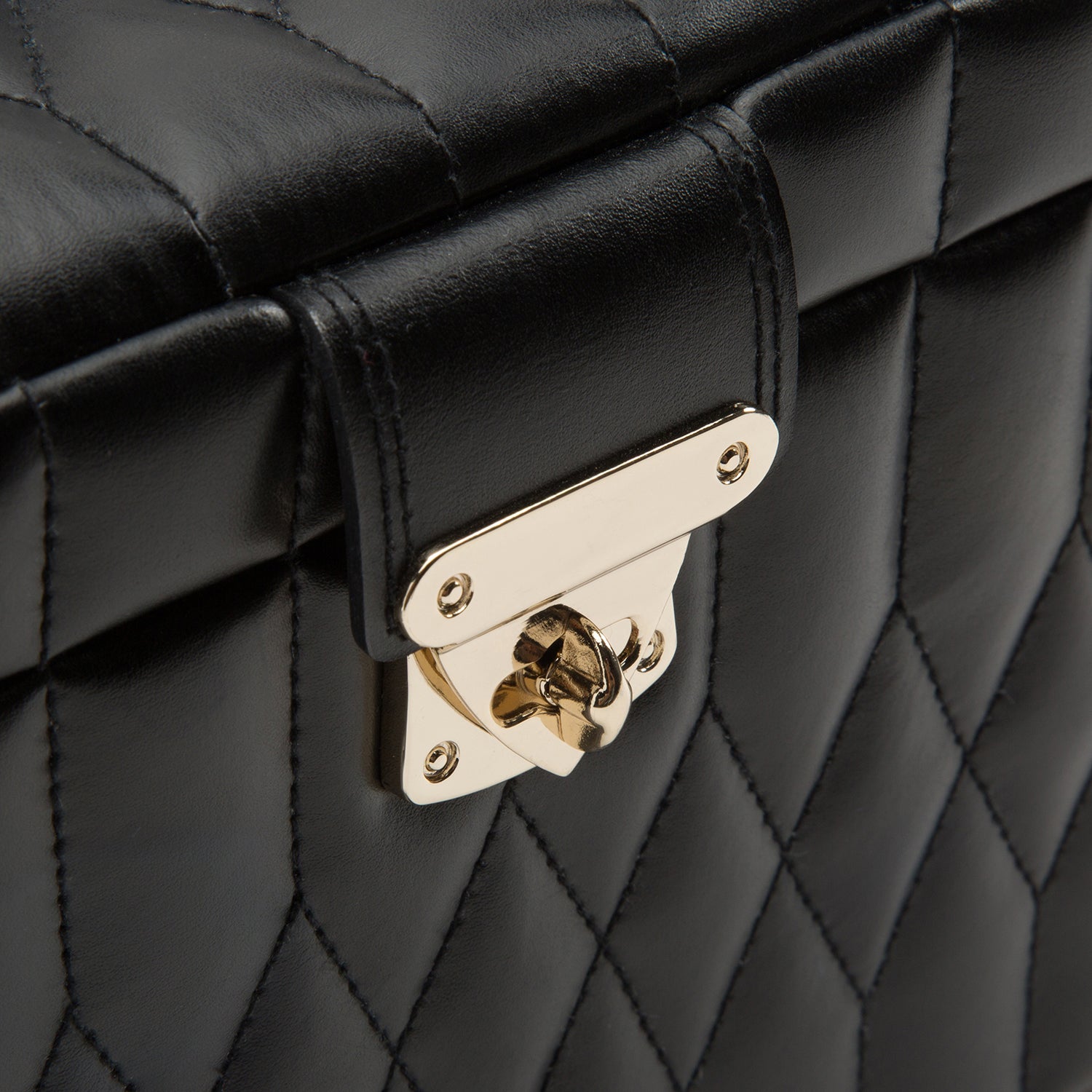 Black WOLF Caroline Medium Jewellery Case