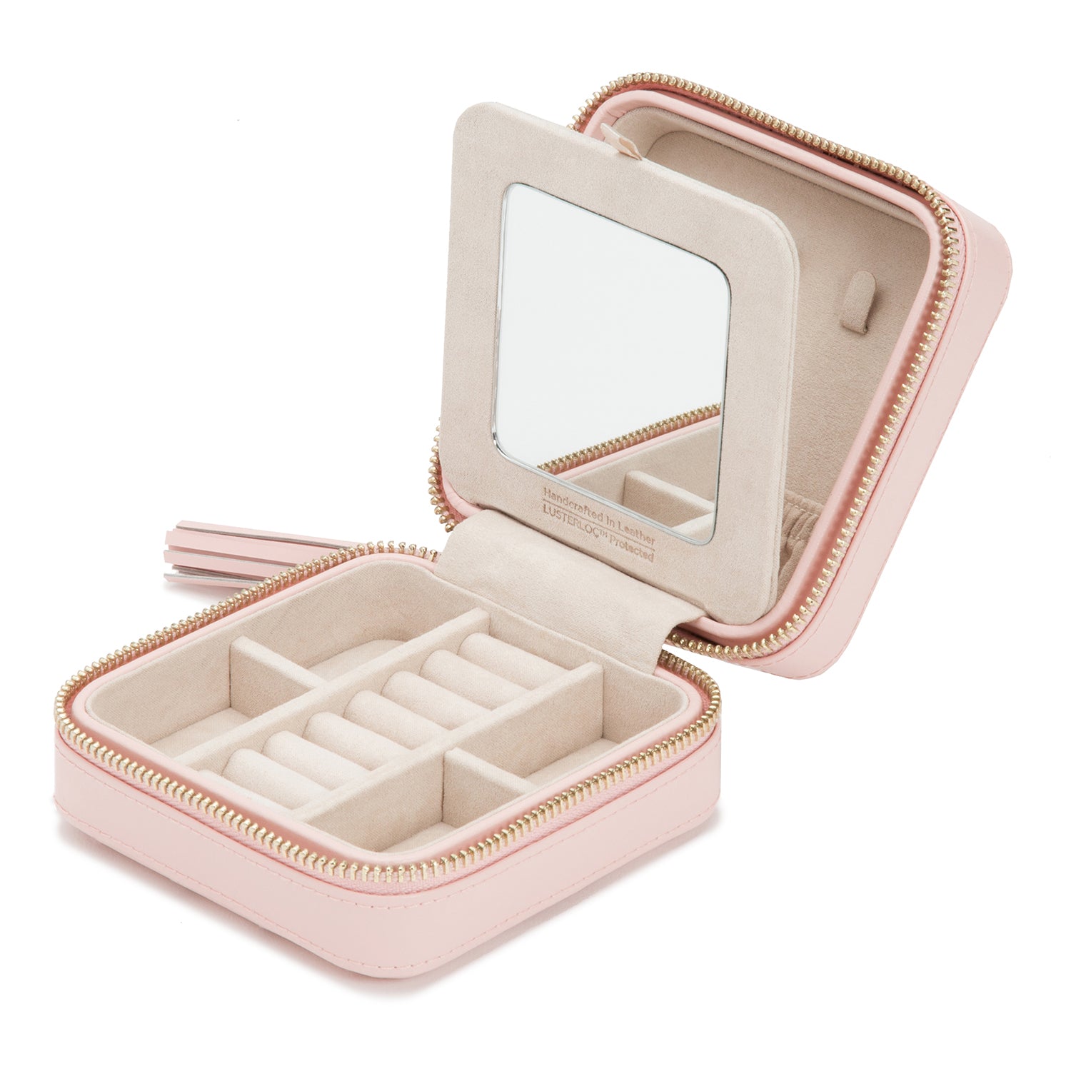 Rose Quartz WOLF Caroline Zip Travel Case