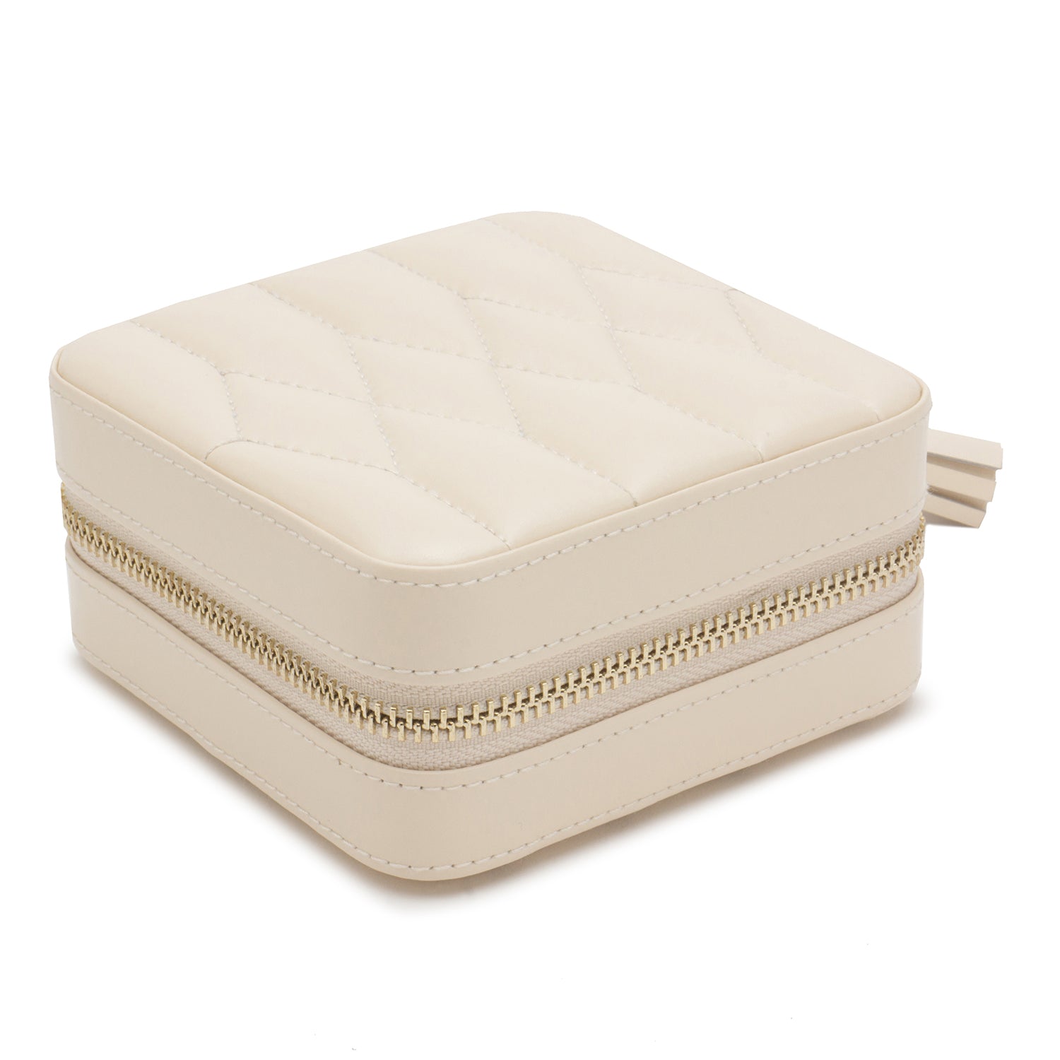 Ivory WOLF Caroline Zip Travel Case