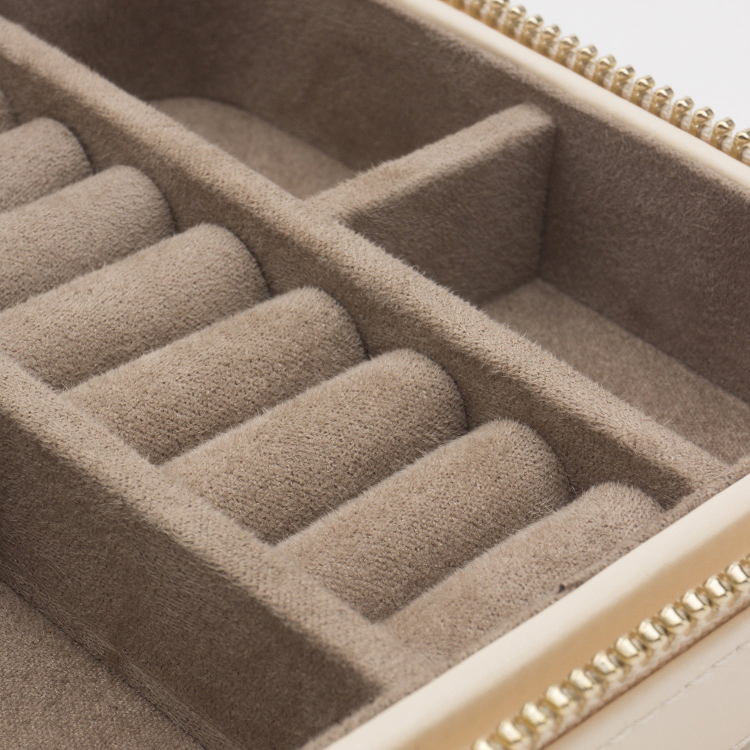 Ivory WOLF Caroline Zip Travel Case