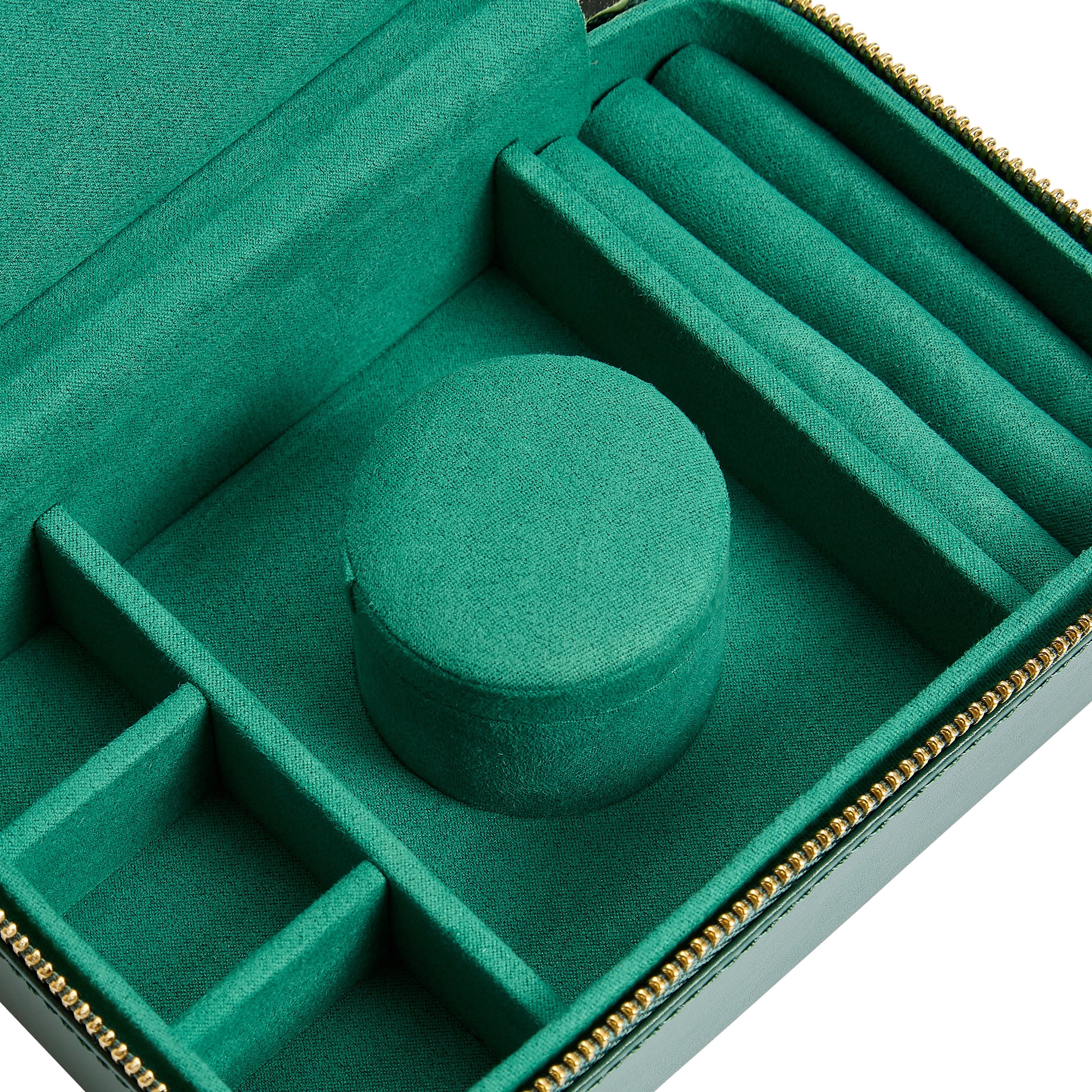 Forest Green WOLF Sophia Zip Travel Case