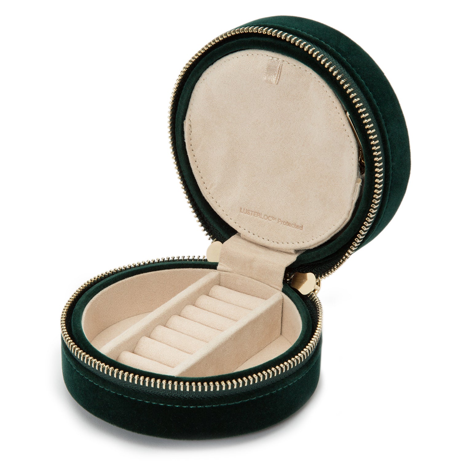 Forest Green WOLF Zoe Travel case Round