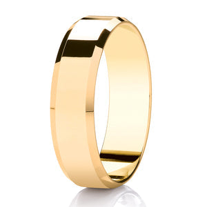 Gents Diamond Cut Wedding Ring