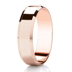 Gents Diamond Cut Wedding Ring