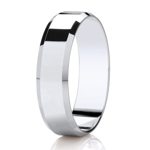 Gents Diamond Cut Wedding Ring