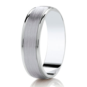 Gents Diamond Cut Wedding Ring