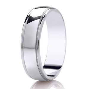 Ladies Diamond Cut Wedding Ring