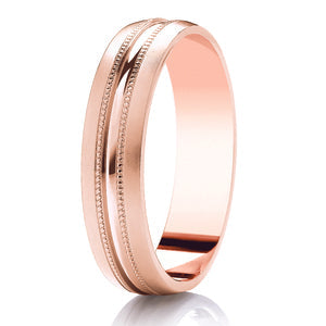 Ladies Diamond Cut Wedding Ring