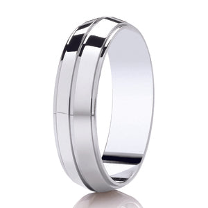 Ladies Diamond Cut Wedding Ring