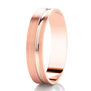 Gents Diamond Cut Wedding Ring