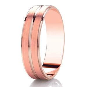 Gents Diamond Cut Wedding Ring