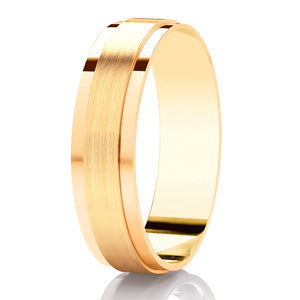 Ladies Diamond Cut Wedding Ring