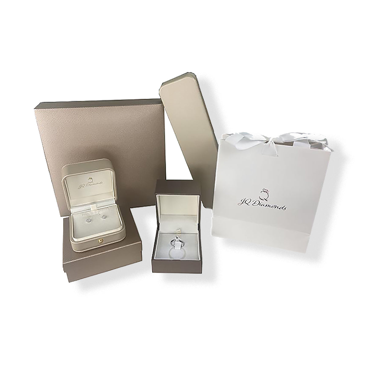 Platinum Diamond Trilogy Engagement Ring